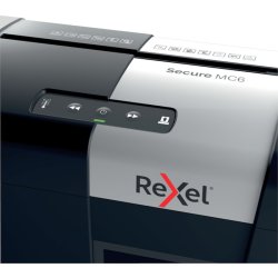 Rexel Secure MC6 Makulator - 18 Liter - 175 A4 ark - P5