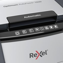 Rexel Optimum 150M AutoFeed+ Makulator - 44 Liter - P5