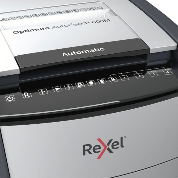 Rexel Optimum 600M AutoFeed+ Makulator - 110 Liter - P5