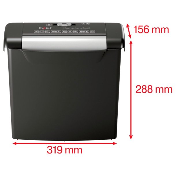 Rexel Momentum S206 Makulator - 9 Liter - 75 A4 ark - P2