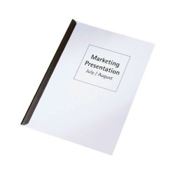 Leitz Klemryg - A4 - 3mm - sort - Til 30 ark (80 g) - 50 stk.