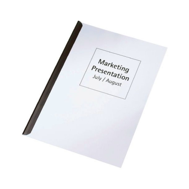 Leitz Klemryg - A4 - 3mm - sort - Til 30 ark (80 g) - 50 stk.