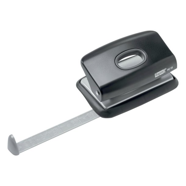 Rapid Hulapparat - FC10 Mini - 2 huller - op til 10 ark - sort
