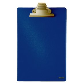 Esselte A4 Clipboard uden forside - strk klemmekanisme med ophngs hul - 200 ark - bl