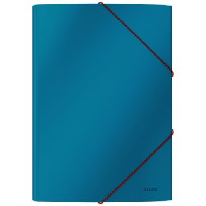 Leitz A4 3-klap mappe Cosy - elastikmappe - karton - rolig bl