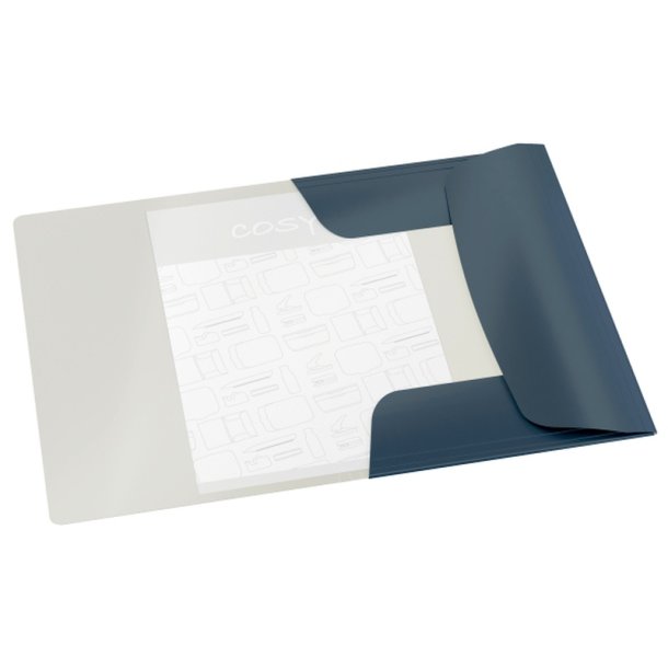 Leitz A4 3-klap mappe Cosy - elastikmappe - karton - fljlsgr