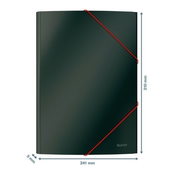 Leitz A4 3-klap mappe Cosy - elastikmappe - karton - fljlsgr
