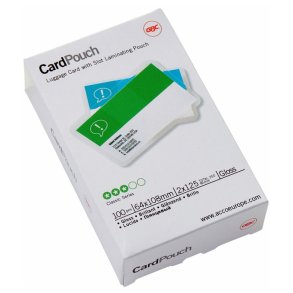 GBC ID-kort Lamineringslommer - 125 my skinnende - 100 stk