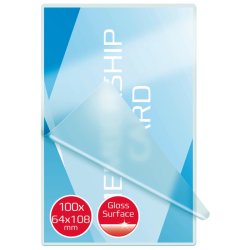 GBC ID-kort Lamineringslommer - 125 my skinnende - 100 stk