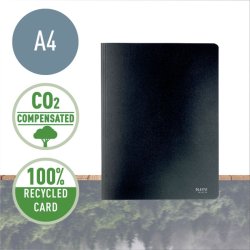 Leitz A4 tilbudsmappe i sort - mappe af 100% recycled karton