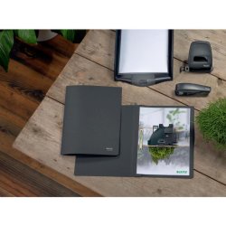 Leitz A4 tilbudsmappe i sort - mappe af 100% recycled karton