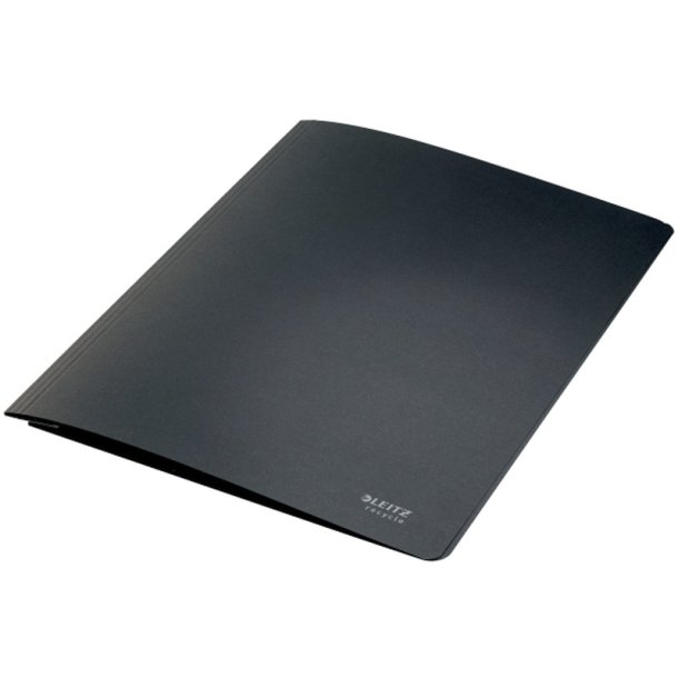 Leitz A4 tilbudsmappe i sort - mappe af 100% recycled karton