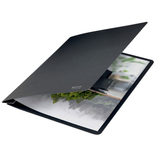 Leitz A4 tilbudsmappe i sort - mappe af 100% recycled karton