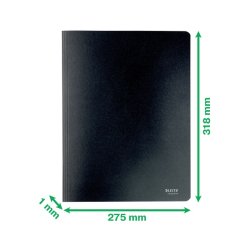 Leitz A4 tilbudsmappe i sort - mappe af 100% recycled karton