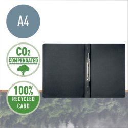 Leitz Spiralmappe - recycled - karton - A4 - sort