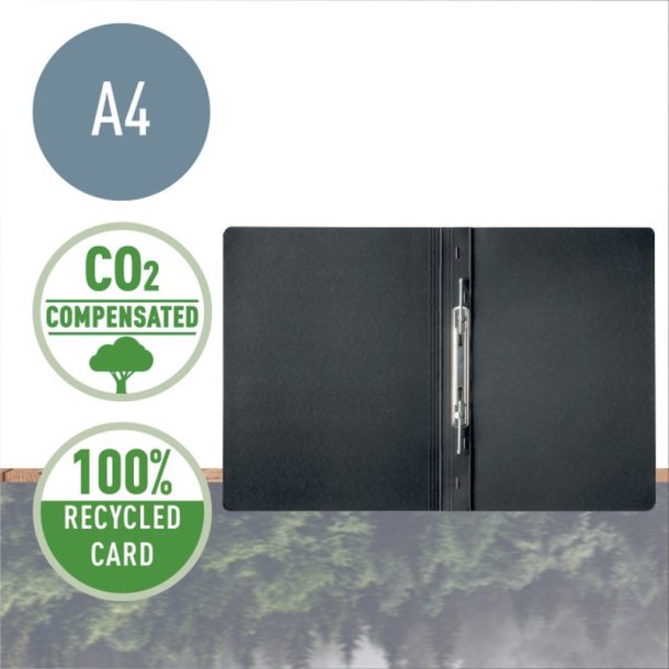 Leitz Spiralmappe - recycled - karton - A4 - sort