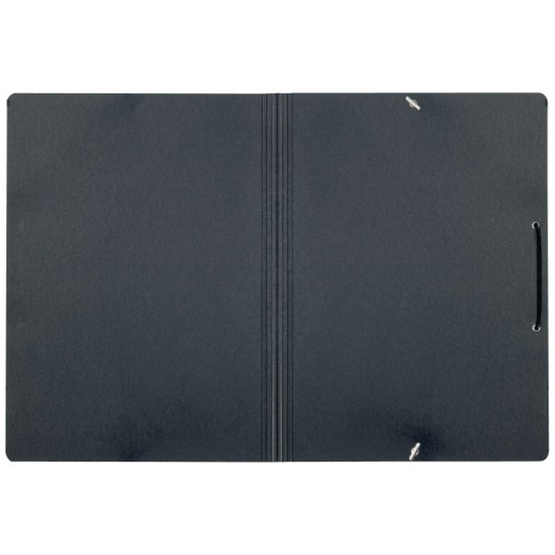 Leitz A4 Elastikmappe i sort - mappe i 100% recycled karton