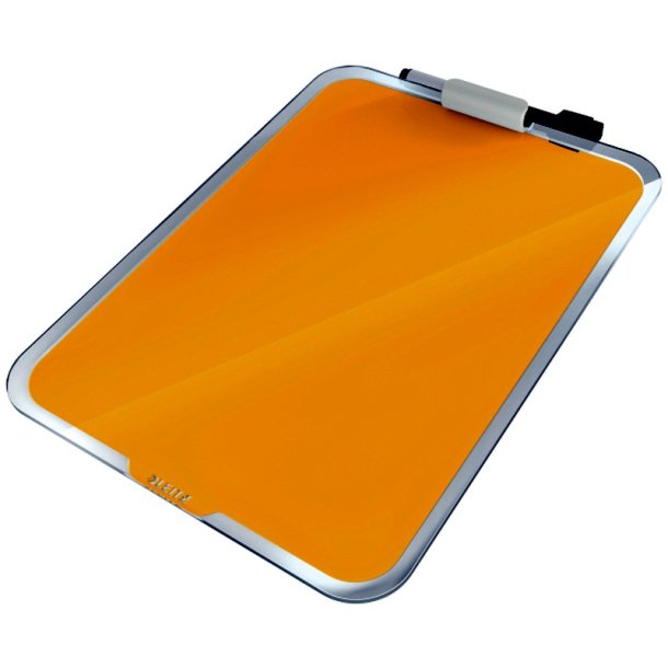 Leitz A4 Clipboard/Flipover - hrdet sikkerhedsglas - Cosy - gul