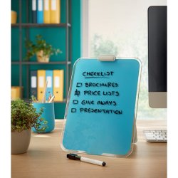 Leitz A4 Clipboard/Flipover - hrdet sikkerhedsglas - Cosy - bl