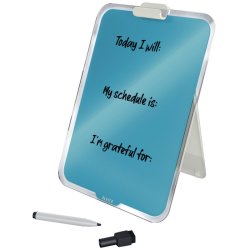Leitz A4 Clipboard/Flipover - hrdet sikkerhedsglas - Cosy - bl