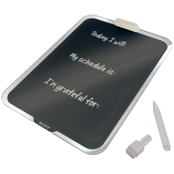 Leitz A4 Clipboard/Flipover - hrdet sikkerhedsglas - Cosy - gr