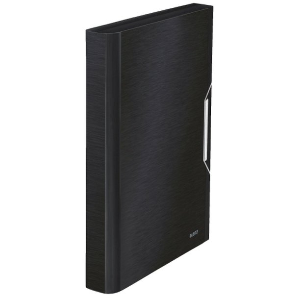 Leitz A4 projektmappe i sort (satin) - Style mappe PP plast