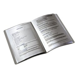 Leitz sort prsentationsmappe A4 med 20 lommer - Style Displaybog
