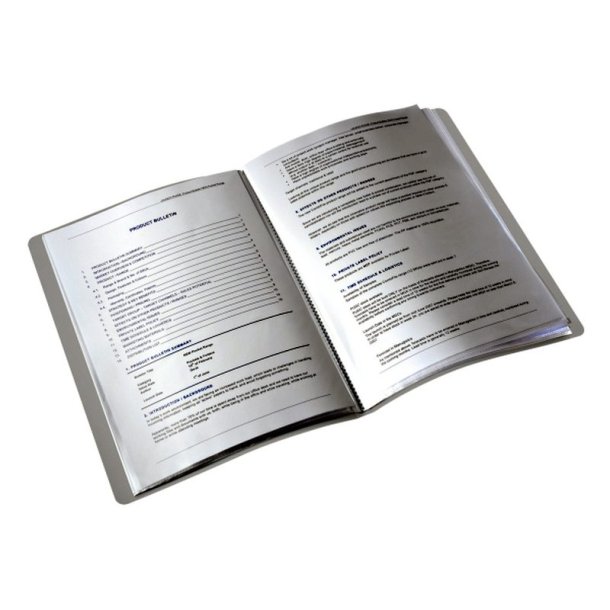 Leitz sort prsentationsmappe A4 med 40 lommer - Style Displaybog