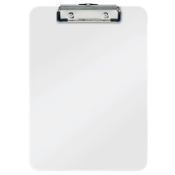 Leitz A4 Clipboard uden forside - WOW - Strk metalclip - 75 ark - hvid