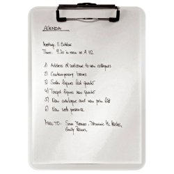 Leitz A4 Clipboard uden forside - WOW - Strk metalclip - 75 ark - hvid