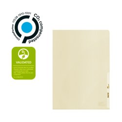 Leitz Omslag - recycled - 140my - PP - prg - A4 - 100 stk.