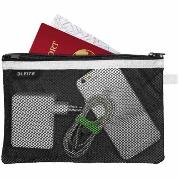 Leitz Lynlslomme - med 2 rum - 23x15 cm - Stor - sort