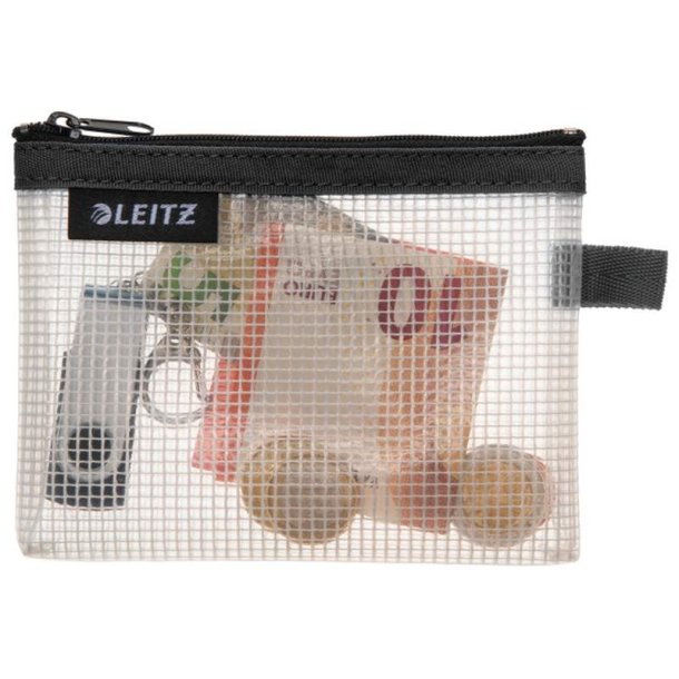 Leitz Lynlslomme - vandafvisende - 14x10,5 cm - lille - gennemsigtig sort