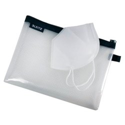 Leitz Lynlslomme - vandafvisende - 24x17 cm - Mellem - gennemsigtig sort