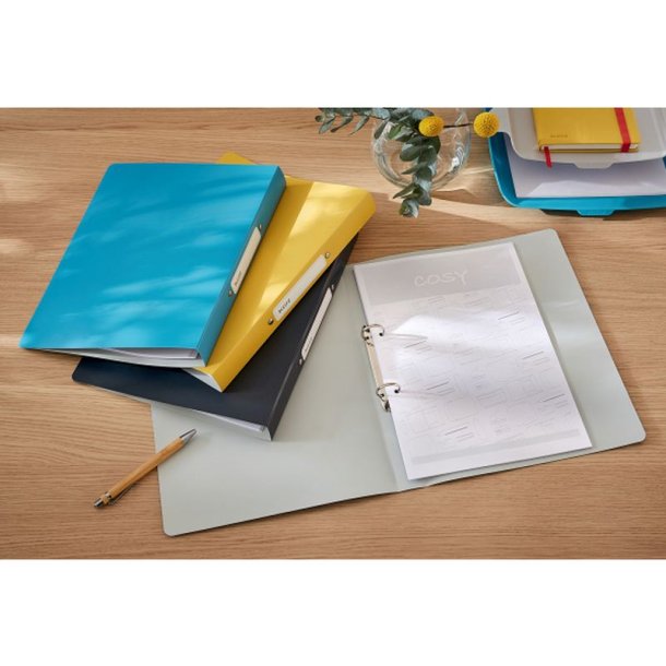 Leitz A4 Ringbind - Cosy gr - 25 mm, 2 O-ring - rygbredde 32mm