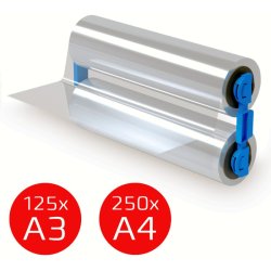 GBC Genopfyldelig lamineringsrulle - Foton 30 - 75 my skinnende - Refill til 250 A4 ark