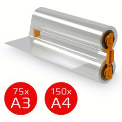 GBC Genopfyldelig lamineringsrulle - Foton 30 - 125 my skinnende - Refill til 150 A4 ark