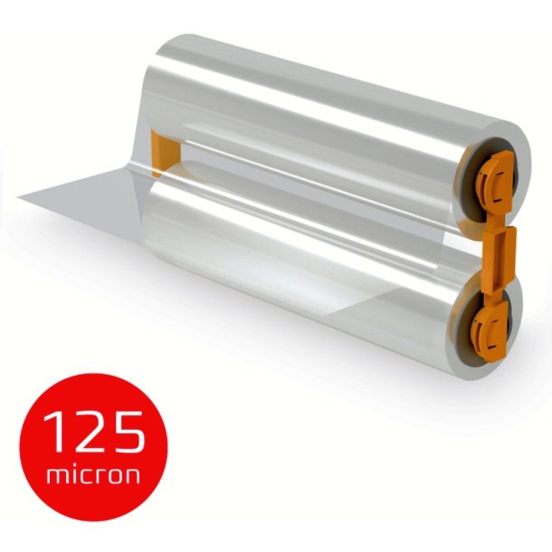 GBC Genopfyldelig lamineringsrulle - Foton 30 - 125 my skinnende - Refill til 150 A4 ark