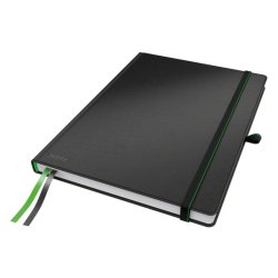 Leitz Notesbog complete - A4 - linieret 96g - 80 ark - Sort