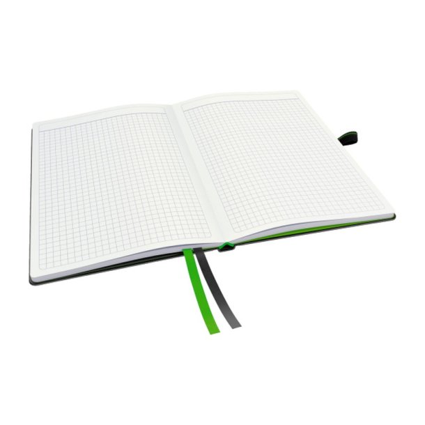 Leitz Notesbog complete - A5 - kvadreret 96g - 80 ark - Sort