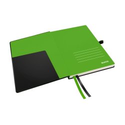 Leitz Notesbog complete - A5 - kvadreret 96g - 80 ark - Sort