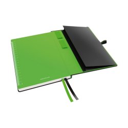 Leitz Notesbog complete - A5 - linieret 96g - 80 ark - Sort