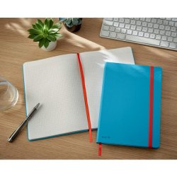 Leitz Notesbog - Cosy A5 - HC - L - kvadreret - 80 ark - 100g - bl