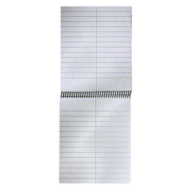 Esselte notesbog 16x20cm linieret - Linjeret sider uden huller - 75 arks Stenogram med Spiralblok