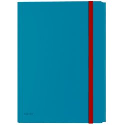 Leitz A4 3-klap mappe Cosy - elastikmappe - PP - Rolig Bl