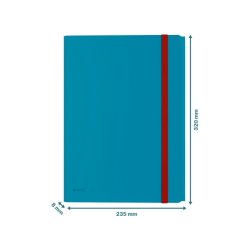 Leitz A4 3-klap mappe Cosy - elastikmappe - PP - Rolig Bl