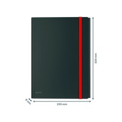 Leitz A4 3-klap mappe Cosy - elastikmappe - PP - Fljlsgr