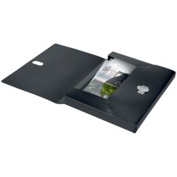 Leitz A4 arkivske i sort - Arkivmappe af 80% recycled plast