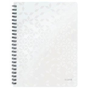 Leitz Notesblok - A4 linieret - 80 linjeret sider med huller - 80 arks blok med spiralryg