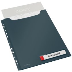 Leitz A4 Kataloglommer - 200my Fljlsgr PP - 3 stk. sikkerhedslommer
